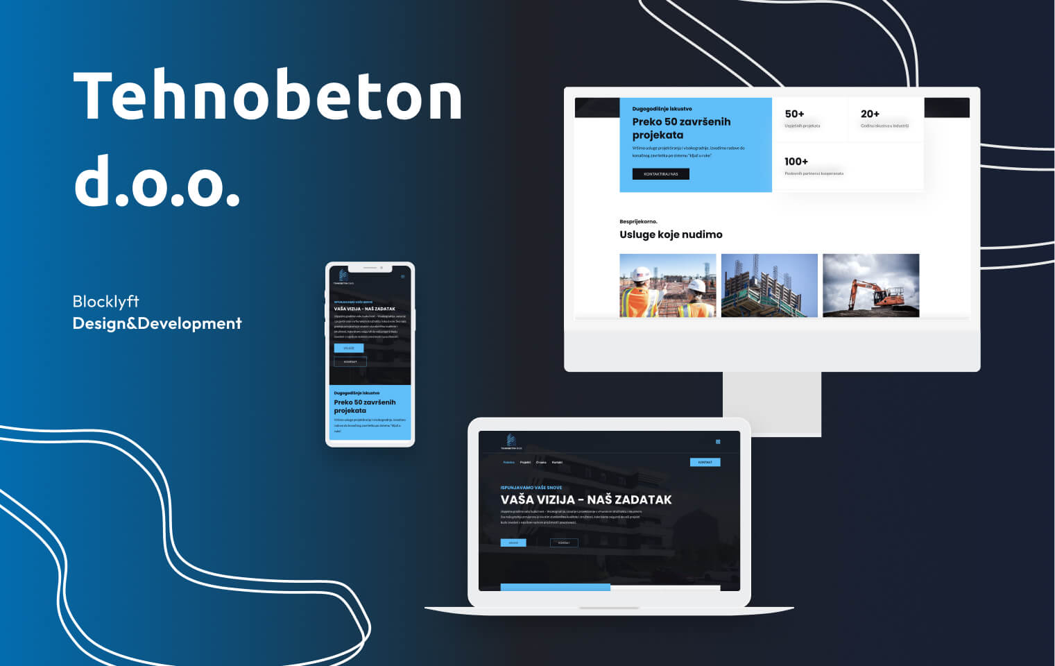 tehnobeton web development