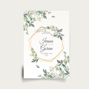 Elegant - Digitalna pozivnica za vjenčanje